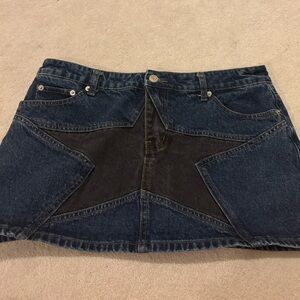 Edikted denim skirt